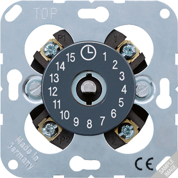 JUNG Таймер механический 2-полюсный макс. 30 мин., 16А/250В, в комплекте со шкалой цвета "антрацит" универсальные встраиваемые механизмы 11030