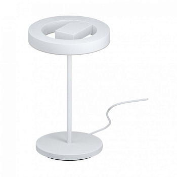 Eglo 96658 Светодиодный наст. лампа ALVENDRE c cенсор. димм., 12W(LED), 1100lm, Ø220, H345, сталь, белый, х