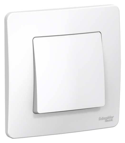 Купить Systeme Electric Blanca внутр Бел Выключатель 1-клавишный, 6А, 250B