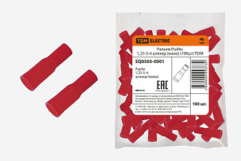 TDM Разъем РшИм 1,25-5-4 штекер (мама) (100шт) SQ0505-0001