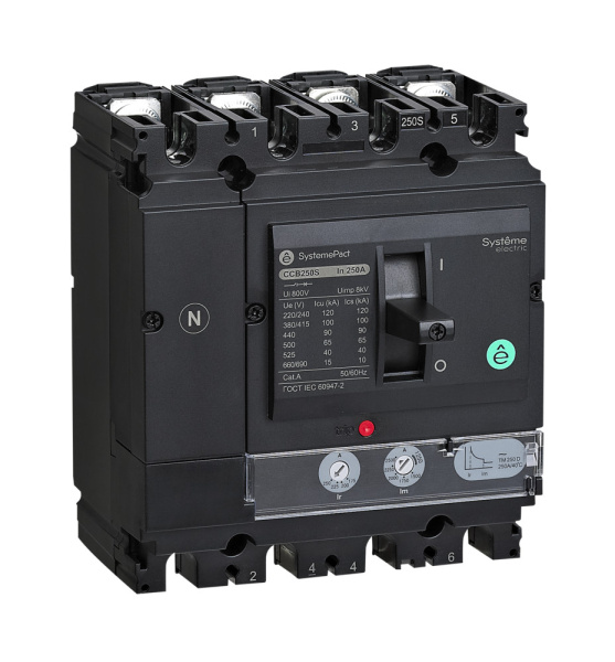 Systeme Electric Автоматический выключатель SYSTEMEPACT CCB100 150KA 4P4D TMD63 рычаг