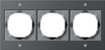 Gira TX-44 Антрацит Рамка 3-ая 021367