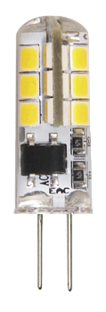 Jazzway Лампа PLED-G4 3W 4000K 200Lm 220V (силикон) .1032072