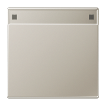 JUNG Клавиша для выключателя с полем для надписи благородная сталь ES2990NA