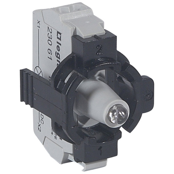 Legrand Osmoz Комплектующий блок для диффузоров для комплектации с подсветкой пружин. клеммы 24В~/= красный 1 пост 023111