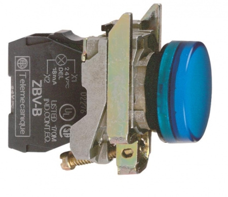 SE XB4 Лампа сигнальная синяя светодиодная 230В XB4BVM6