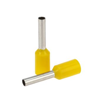 Наконечник штыревой втулочный изолированный F-8мм 1мм² (НШВи 1.0-8) желтый На 35% дешевле 08-0813-010 Rexant