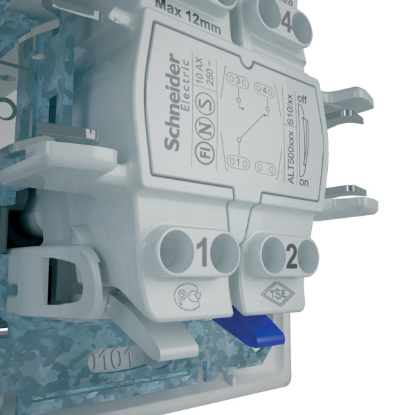 Купить SE Sedna Алюминий Переключатель 1-клавишный 10А (сх.6) SDN0400160