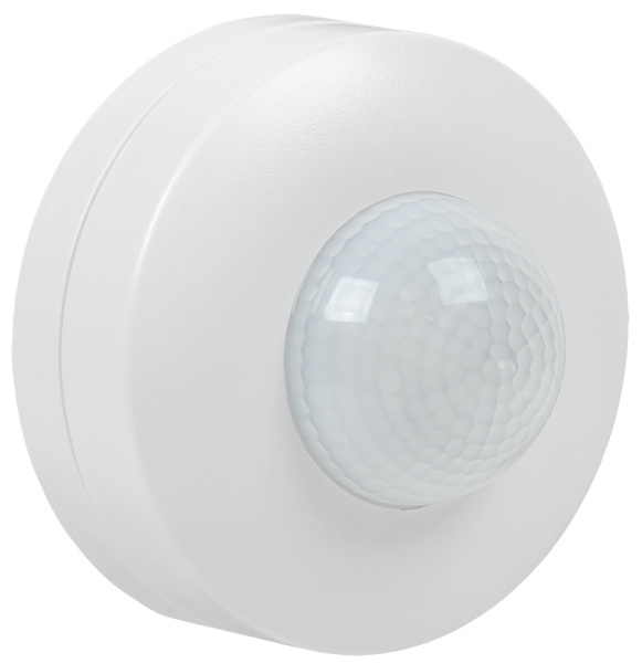 IEK Датчик движения ДД 027 белый 1200Вт 360гр 12м IP20