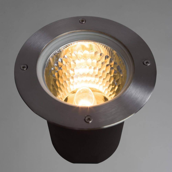 Купить Arte Lamp Piazza Серебро/Прозрачный Светильник уличный встраиваемый 1x75W E27 A6013IN-1SS