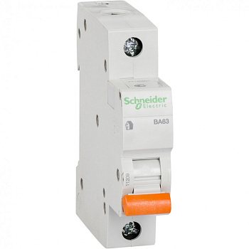 SE Домовой ВА63 Автоматический выключатель 1P 63A (C) 4.5kA 11209
