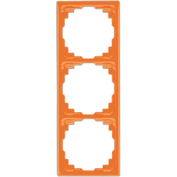 JUNG Рамка для инсталляции в кабельных каналах, 3-кратная оранжевая CD583KO
