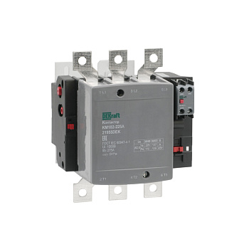 Dekraft Контактор 225А 220В_АС АС3_ АС4 1НО+1НЗ КМ-102