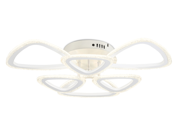 Ambrella Светильник потолочный светодиодный с пультом FA4512/3+3 WH белый 80W 4200K/3000K/6400K D640*120 (ПДУ ИК)