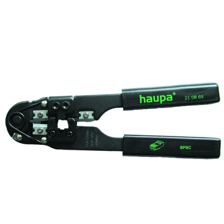 Haupa Инструмент обжимной для неэкранированных модульных штекеров, 8 полюсов 210869