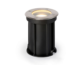 Ambrella Светильник уличный в грунт ST6511 BK черный IP67 GU10 max 35W D108*135