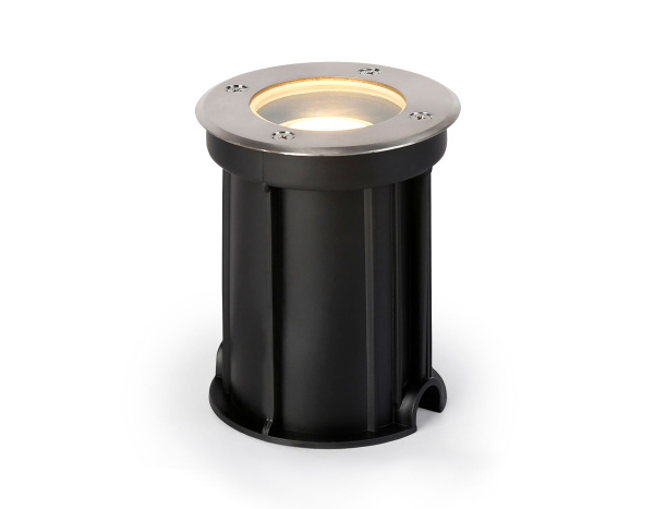 Ambrella Светильник уличный в грунт ST6511 BK черный IP67 GU10 max 35W D108*135