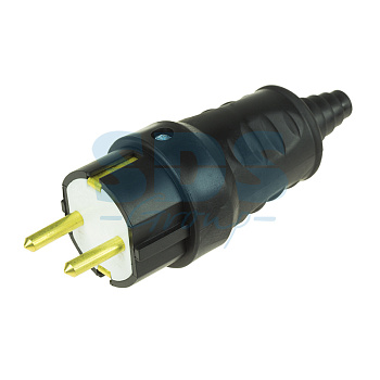 PROconnect Вилка Евро каучук 16 А с з/к 11-8506