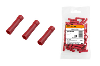 TDM Гильза соединительная изолированная ГСИ 1,5 красная (50 шт) SQ0546-0007