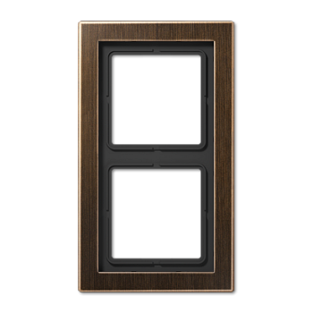 JUNG Античная латунь рамка 2-постовая MED2982AT