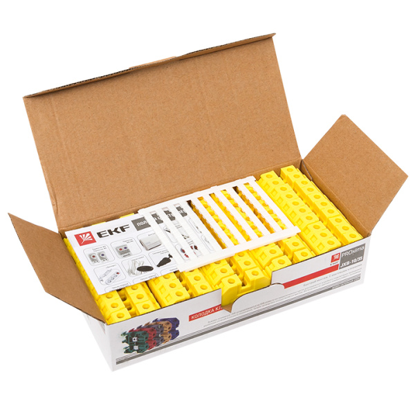 Купить EKF PROxima Колодка клеммная JXB-10/35 желтая