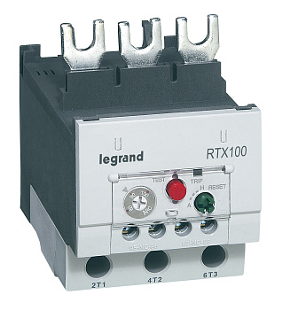 Legrand RTX3 100 Тепловое реле 54-75A для контакторов CTX3 3P 100 416728