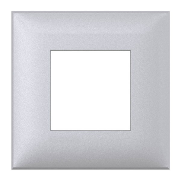 Купить DKC Рамка "Avanti", "Закаленная сталь", 1 пост (2 мод.)