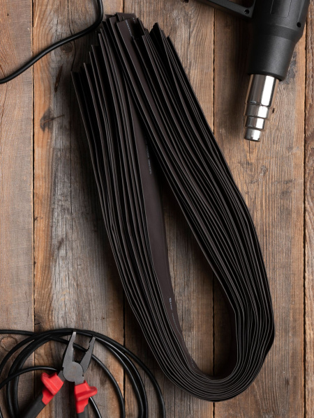 Купить EKF PROxima Термоусаживаемая трубка ТУТ нг 30/15 черная в отрезках по 1м