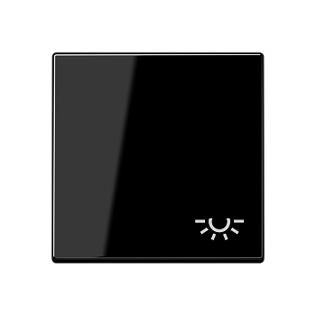 JUNG Клавиша с символом освещения, чёрный A590BFLSW