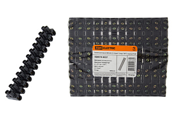 TDM Зажим винтовой ЗВИ-60 полипропилен 2,5-16мм2 12пар 100°С черный SQ0510-0037