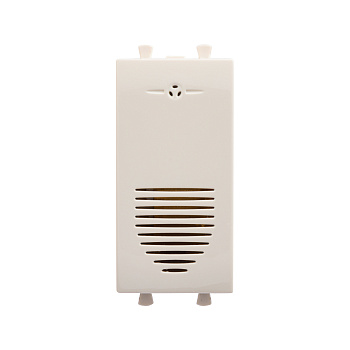 DKC Звонок модульный, "Avanti", "Ванильная дымка", 1 модуль