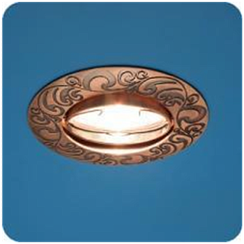 Italmac Olympia 51 1 18 Светильник литой,поворотный, состарен. медь MR 16