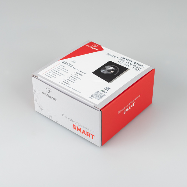 Купить Arlight Панель Rotary SMART-P28-DIM Black (12-24V, 2.4G) (IP20 Пластик, 5 лет) 027102