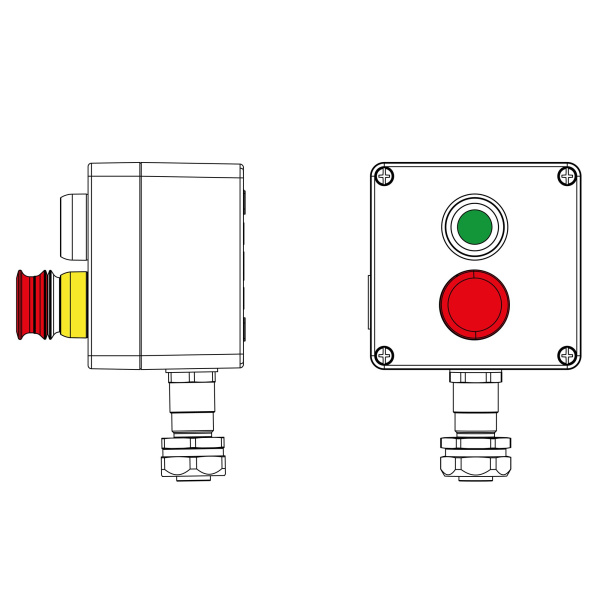 DKC CPE-A-12-(1xP1G(11)-1xP6E(11))-1xKAEPM2MHK-20(C)1Ex d e IIC Т5 Gb / Ex tb IIIC T95°C Db IP66