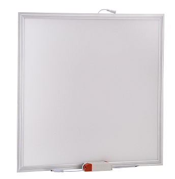 EKF Панель светодиодная тонкая ЛУО-4008-L 36Вт 6500К IP40 серебро без драйвера 595х595