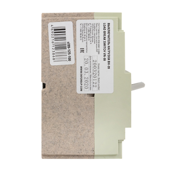 Купить EKF PROxima Выключатель нагрузки ВН-99 125/100А 3P