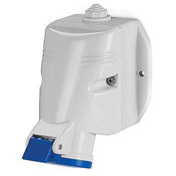 DKC Розетка настенная с безвинтовыми клеммами IP44 16A 2P+E 230В