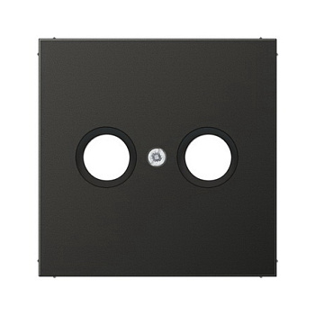JUNG EcoProfi Черный матовый Накладка для розетки TV-FM EP561BFPLTVSWM