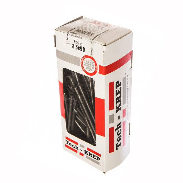 Tech-Krep Гвоздь строительный 3,5х90 (700 г) - коробка с ок 102007