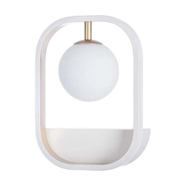 Maytoni Modern Avola Белый с Золотом Бра 1xG9 40W MOD431-WL-01-WG