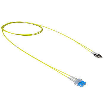 DKC Оптический коммутационный шнур переходной Duplex SC-UPC/FC-UPC, 9/125 OS2, 3 м