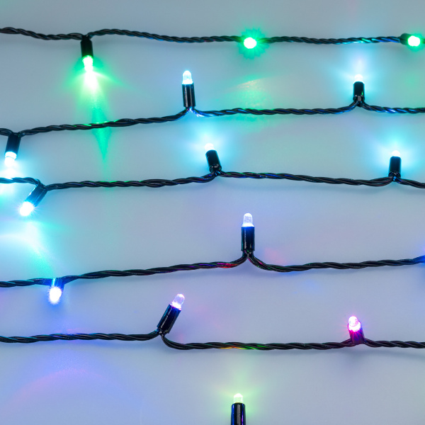 Купить Arlight Светодиодная гирлянда ARD-STRING-CLASSIC-6000-BLACK-40LED-LIVE RGB-SPI (12V, 26W) (Ardecoled, IP65) 031519
