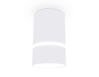 Ambrella Накладной точечный светильник с акрилом TN3411 SWH белый песок GU5.3 D65*105