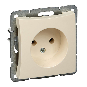 SE Дуэт Беж Розетка б/з WDE000241