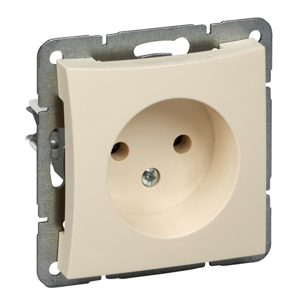SE Дуэт Беж Розетка б/з WDE000241