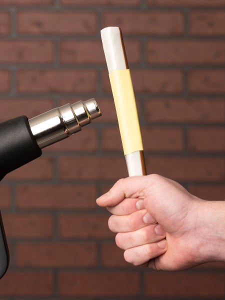 Купить EKF PROxima Термоусаживаемая трубка ТУТ нг 30/15 желтая в отрезках по 1м