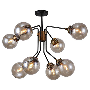 Lussole Комплект GRLSP-8257 (Светильник LSP-8257, Лампа светодиодная E14 8 шт.)