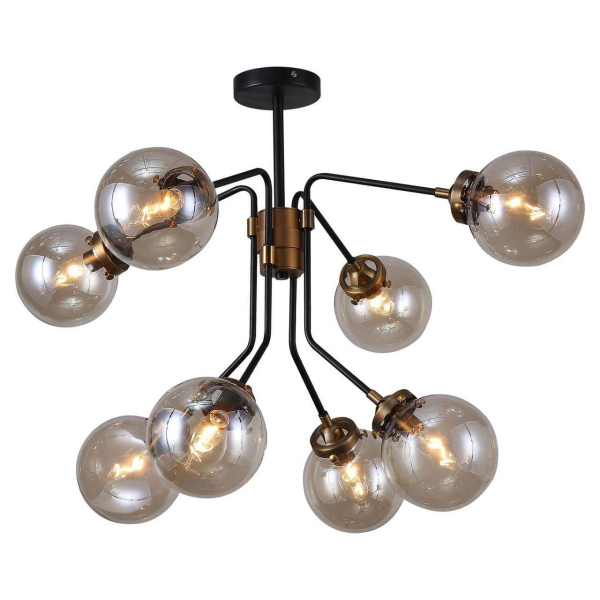 Lussole Комплект GRLSP-8257 (Светильник LSP-8257, Лампа светодиодная E14 8 шт.)