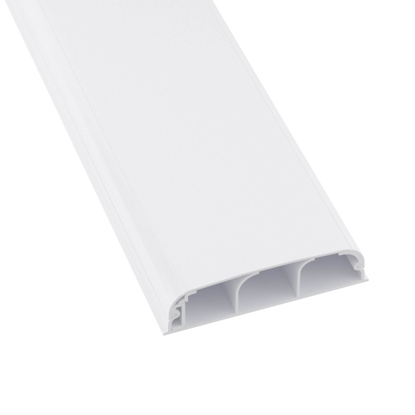 Купить DKC Кабель-канал плинтусного типа 90х25 мм, трехсекционный, с крышкой