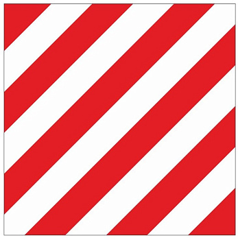 Знак металл "Негабаритное место" (300x300) EKF PROxima